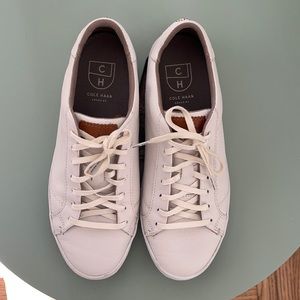 Cole Haan White Leather Sneakers 6.5 Like New